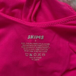 SKIMS Hot Pink bodysuit